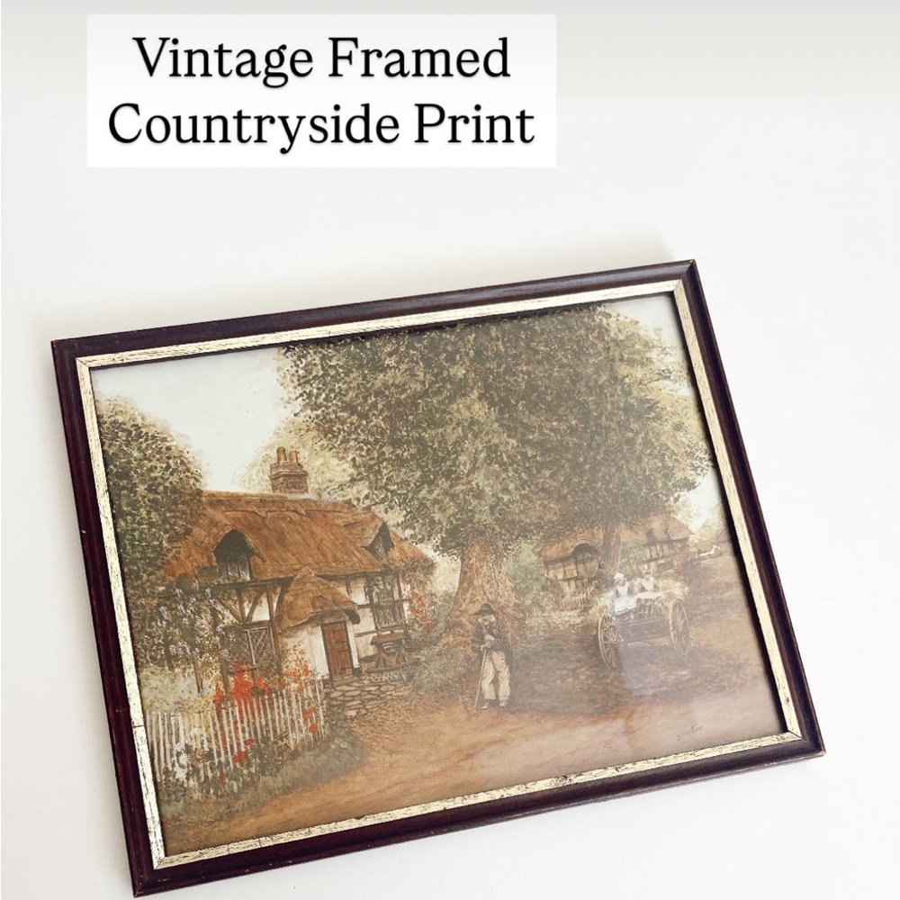 Framed Rustic Countryside Artwork